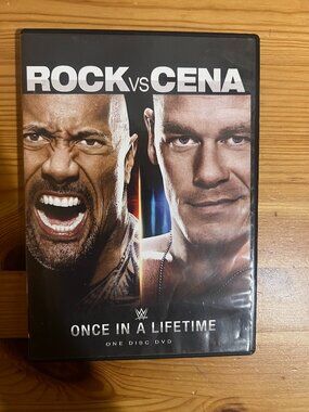 WWE: Rock vs. Cena (1-Disc) DVD Used Good Condition $7